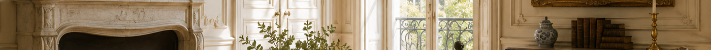 Original antique painting displayed alone in a refined French gallery-inspired interior with soft museum lighting and an ornate gilded frame