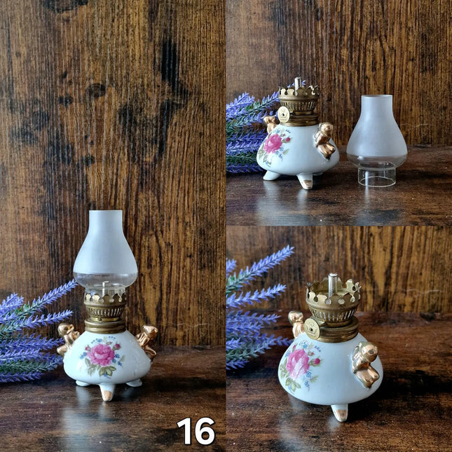 Antique French Oil Lamp 19th Century, Original Home Accent Decor, Elegant Authentic Collectible Gift for Classic or Farmhouse Home Interiors