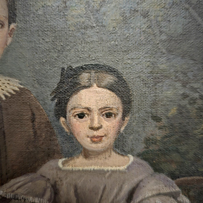 Antique Oil Painting Child Portrait Art, Classic Decor Wall Art, Elegant Home Gift, Vintage Collectible Timeless Artwork Perfect Wall Accent
