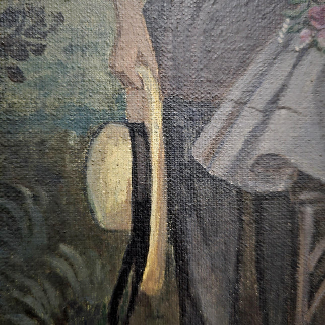 Antique Oil Painting Child Portrait Art, Classic Decor Wall Art, Elegant Home Gift, Vintage Collectible Timeless Artwork Perfect Wall Accent