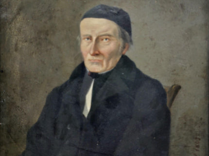 Antique German Academic Oil Portrait, Signed Framed Original 19th-Century Artwork, Home Decor Wall Art, Historical Collectible Fine Art
