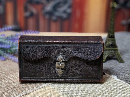 1920 Rare Antique Dutch Bible New Testament, Leather Bound, Silver Lock, Vintage Religious Scripture Book, Church Collectible Heirloom Gift