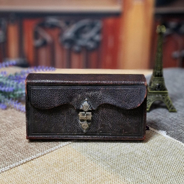 1920 Rare Antique Dutch Bible New Testament, Leather Bound, Silver Lock, Vintage Religious Scripture Book, Church Collectible Heirloom Gift