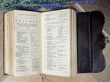 1920 Rare Antique Dutch Bible New Testament, Leather Bound, Silver Lock, Vintage Religious Scripture Book, Church Collectible Heirloom Gift