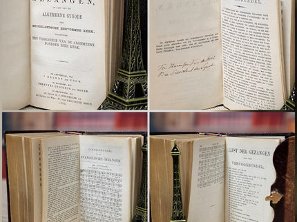 1884 Rare Antique Dutch New Testament Bible, Leather Bound with Gold Lock, Engraved Clasp, Vintage Collectible Religious Scripture Gift