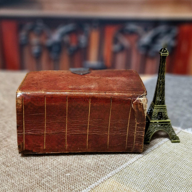 1824 Rare Antique Dutch Bible & Psalter, Leather Bound with Silver Lock, Complete Old and New Testament, Psalms and Hymns, Scripture Gift