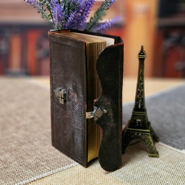 1920 Rare Antique Dutch Bible New Testament, Leather Bound, Silver Lock, Vintage Religious Scripture Book, Church Collectible Heirloom Gift