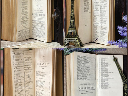 1920 Rare Antique Dutch Bible New Testament, Leather Bound, Silver Lock, Vintage Religious Scripture Book, Church Collectible Heirloom Gift