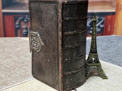 1901 Rare Antique Dutch Bible, Leather Bound, Silver Lock, Old & New Testament with Psalter and Synodal Catechism, Christian Devotional Book