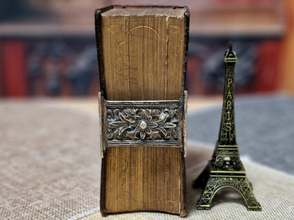 1901 Rare Antique Dutch Bible, Leather Bound, Silver Lock, Old & New Testament with Psalter and Synodal Catechism, Christian Devotional Book