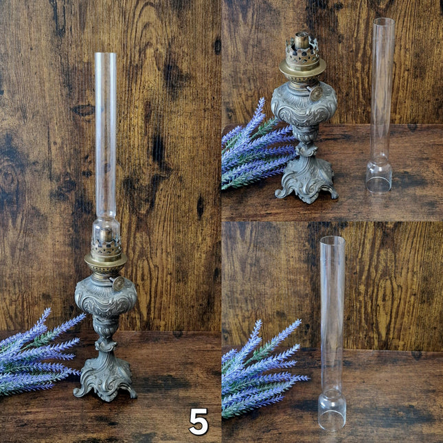 Antique French Oil Lamp 19th Century, Original Home Accent Decor, Elegant Authentic Collectible Gift for Classic or Farmhouse Home Interiors