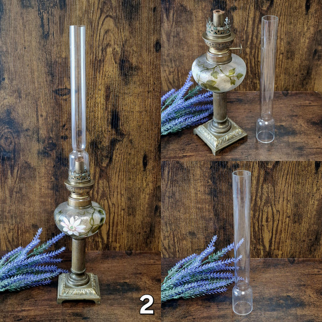 Antique French Oil Lamp 19th Century, Original Home Accent Decor, Elegant Authentic Collectible Gift for Classic or Farmhouse Home Interiors