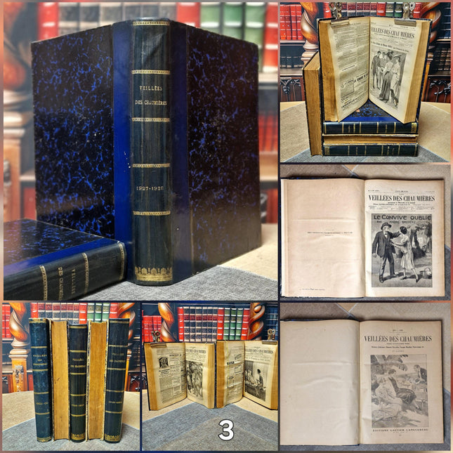 Antique Large Decorative Books, Vintage Leather Bound Library, Dark Academia Bookshelf Decor, Wedding Centerpieces, Oversized Book Volumes