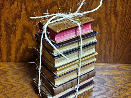 Rare Antique Religious French Book Set, Morocco Leather Bound, Dark Academia Bookshelf Decor, Shabby Chic Library Display, Collectible Gift