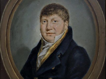 Antique Dutch Oil Portrait Painting, 19th Century Gentleman Artwork, Gilt Framed Nobleman, Collectible Fine Art, Classical Wall Decor