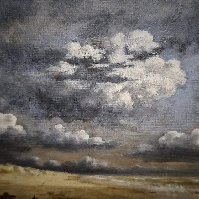 Antique Dutch Seascape Oil Painting, Dark Moody Marine Landscape, Signed Original in Gilded Frame, Nautical Wall Decor Collectible Fine Art