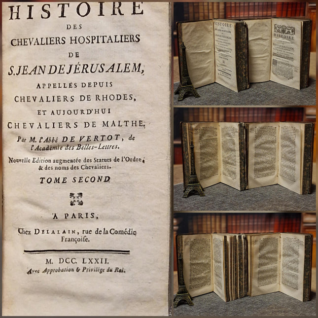 Antique French Leather Books, 18th Century Set of 10, Dark Academia Library Styling, Vintage Book Collection, Shabby Chic Bookshelf Decor